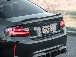 สปอยเลอร์หลังคารถยนต์ คาร์บอนไฟเบอร์แท้ ชุดแต่งสปอยเลอร์หลังสำหรับ BMW ซีรีส์ 2 รุ่น F22 F23 F87 อุปกรณ์ตกแต่งรถยนต์ - Product Image 5
