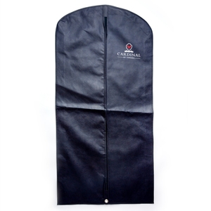 60*120 vente en gros de luxe en vrac Logo personnalisé non tissé housse anti-poussière transport vêtements stockage manteau costume vêtements sacs avec fermeture éclair - Product Image 2