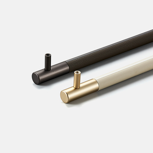 HJY, nuevo diseño, herrajes italianos de Metal, tirador de muebles de perfil de aluminio de cuero italiano <span class=keywords><strong>para</strong></span> armario, cajón, cocina, dormitorio - Product Image 4