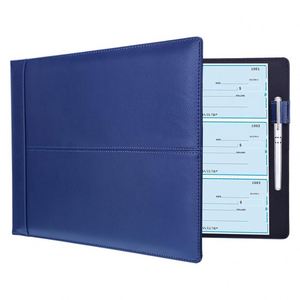 7 <b>Ring</b> Business Check Book <b>Binder</b>, 600 Check Capacity with Clear Vinyl Pouch Bill Keeper - Product Image 6