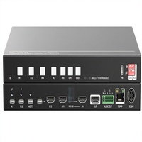 Commutateur 2x1 18G avec HDMI et USB-C HDCP 2.2 Matrice 2x1 4x1 4K60Hz Scaler Switcher