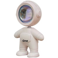 Lampe de chevet LED 3D DIY robot coucher de soleil moderne et minimaliste, projection colorée d'ambiance pour chambre, commande tactile et par claps