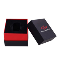 Boîte cadeau pour montre avec couvercle et base laminés mats personnalisés OEM - Emballage en carton rigide recyclable avec logo en gros