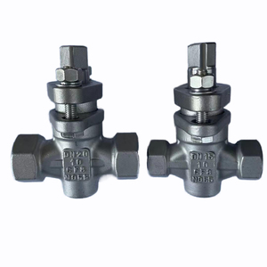 Tapón de 2 Vías Lubricado de Acero Inoxidable 304/316 con Rosca Manual - Product Image 1