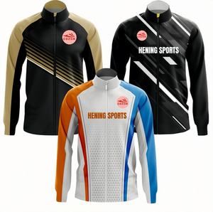 بدلة رياضية مخصصة كلاسيكية مقاومة للماء بالكامل مقاومة للرياح طويلة الأكمام رخيصة بوليستر <span class=keywords><strong>2</strong></span> قطعة رياضية الرجعية - Product Image 1