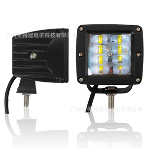 ไฟส่องสว่างสำหรับรถยนต์ขนาด 3 นิ้ว 24 วัตต์ แบบ LED กันน้ำ สำหรับรถออฟโรด ติดตั้งบนหลังคา ใช้ไฟ DC 9-30V - Product Image 1