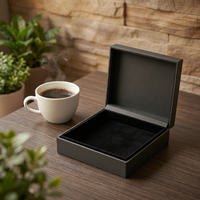 Boîte d'expédition magnétique personnalisée avec logo, gris foncé, bord étroit, aimant dissimulé, finition mate, écologique, en forme de livre, de luxe, vente en gros