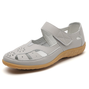 <span class=keywords><strong>Scarpe</strong></span> Casual sportive in Velcro da <span class=keywords><strong>donna</strong></span> nere di tendenza alla moda di design comode e traspiranti <span class=keywords><strong>con</strong></span> ammortizzazione per l'estate - Product Image 4
