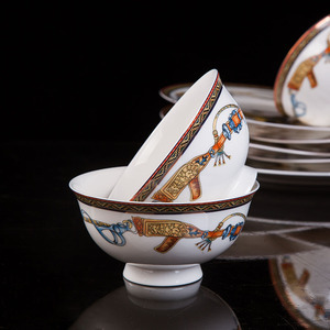 Vajilla <span class=keywords><strong>para</strong></span> el hogar de China, cuenco grande <span class=keywords><strong>para</strong></span> sopa, plato <span class=keywords><strong>para</strong></span> carne de comida occidental, juegos de vajilla, congelador desechable <span class=keywords><strong>para</strong></span> animales, cuenco de cerámica seguro - Product Image 3