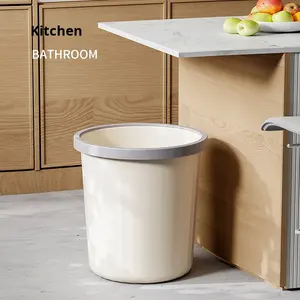 Trendy Ins Style écologique en plastique seau de rangement poubelle pour usage domestique salon chambre cuisine salle de bain dortoir - Product Image 4