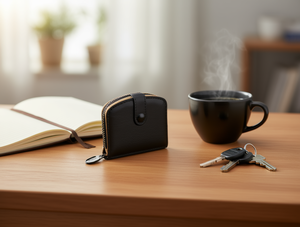 Women's <b>Card</b> <b>Holder</b> Wallet 4 Inch PU Leather Zipper Closure Quilted Diamond Pattern 35 Mm Thickness - Product Image 2