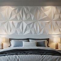 Panneau mural en PVC élégant, décoration murale de fond, options de épaisseur, longueur et largeur personnalisées, panneau mural 3D