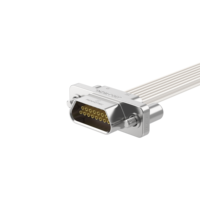 Câble connecteur RF micro-rectangulaire 15 broches J30J-15ZKL-300, longueur de câble 300 mm avec fil AFR-250-01.2 pour applications RF
