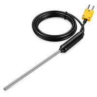 Sonde thermocouple de surface de type K à double aiguille WRNM-020 pour la mesure de la température des surfaces métalliques