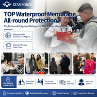 Membrane imperméable TPO à support non-tissé - Toiture industrielle - Haute réflexion solaire, résistance aux perforations par racines, flexibilité à basse température
