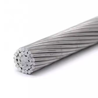 Personnalisé AAAC 75.5mm2 Alliage d'aluminium Flexible Single Core Overhead Bare Almelec Cable French Standard Solid for Railway