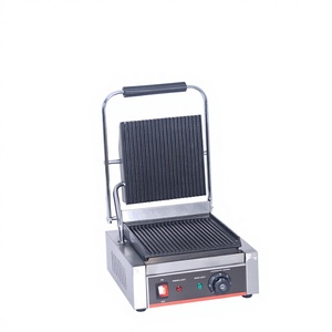 Parrilla Eléctrica Comercial de Contacto con Una Sola Placa, Ranurada por Arriba y por Abajo, de Acero Inoxidable, con Control de Temperatura - Product Image 5