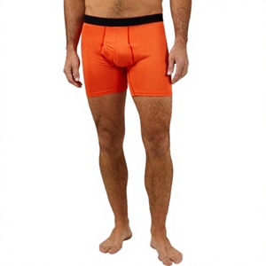 Boxers de sport mi-taille pour hommes, respirants, à coupe carrée, sous-vêtements, couche de base, logo personnalisé, vente en gros de vêtements - Product Image 4