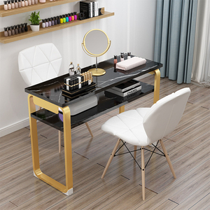 <span class=keywords><strong>Mesa</strong></span> de Manicura a <span class=keywords><strong>Precio</strong></span> Especial, Económica, de Mármol, Muebles de Salón de Belleza, Juego Simple de <span class=keywords><strong>Mesa</strong></span> y Silla de Doble Capa para Uñas - Product Image 2