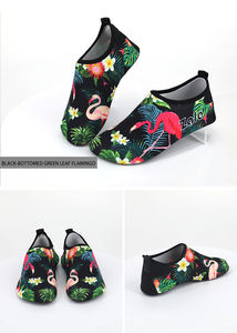 Cómodos zapatos de surf para nadar en la playa para hombres, mujeres, niños, serie <span class=keywords><strong>Flamingo</strong></span> con plantilla de malla con logotipo personalizado - Product Image 2