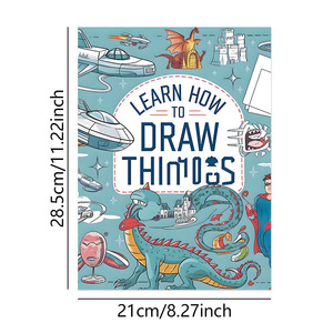 Un <span class=keywords><strong>Cuaderno</strong></span> de Dibujo Sencillo Te Enseña Cómo Descomponer el Arte <span class=keywords><strong>Infantil</strong></span> por Pasos y Colorearlo. Un libro de dibujos para colorear sencillos - Product Image 1