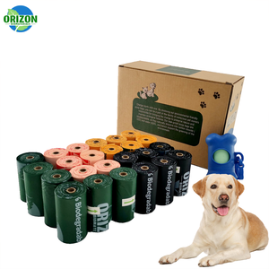 Sacs biodégradables et durables pour chiens Sacs de crottes de fécule de maïs biodégradables et écologiques pour chiens pour animaux de compagnie - Product Image 1