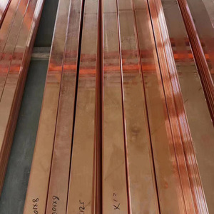 T2 Copper Busbar Various Specifications Square Shape For Grounding Distribution Cabinets - Product Image 3