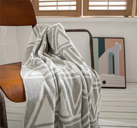100% Baumwolle gestrickt Häkel kabel Decke für dekorative Bio-Baumwolle Chunky Musselin gewichtete Decke