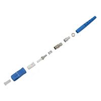 Supplier Sale Beige 3.0mm / 2.0mm SC UPC MM SX Type of Fiber Optic Connector