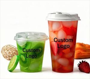 Vente en gros de couvercles de gobelets en plastique PP 90 mm, transparents/givrés, jetables, de qualité alimentaire, écologiques, avec logo personnalisé, plusieurs tailles, pour vodka et jus - Product Image 1
