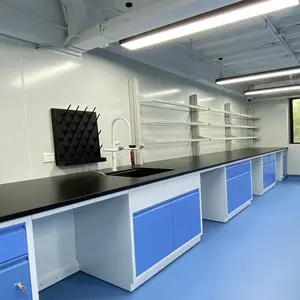 Bancada do laboratório do centro da mobiliário da alta qualidade para o estudo da física & ciência & biologia, mesa do laboratório da ciência