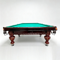 Table de billard élégante PUSHIZHE - Style russe, caractéristiques sur mesure, matériaux de haute qualité et pratiques durables