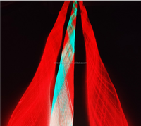 Lumière à fibre optique pour arbres de plafond-Décoration d'éclairage en maille de fibre optique-Câble d'éclairage à fibre optique en plastique à lueur nocturne