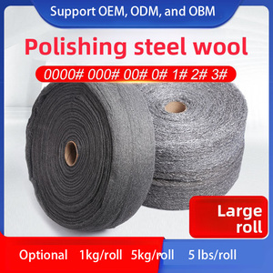 <span class=keywords><strong>Laine</strong></span> d'acier 00 # Coton <span class=keywords><strong>de</strong></span> polissage ultra-fin <span class=keywords><strong>de</strong></span> qualité supérieure en grand rouleau, absorption d'eau minimale, protection anti-ultraviolet pour le bois <span class=keywords><strong>de</strong></span> rose - Product Image 1
