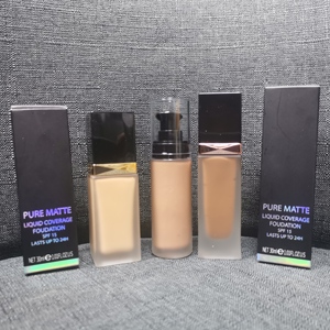 Factory Price <strong>Cosmetics</strong> Create Your Own <strong>Brand</strong> Vegan Makeup Private Label 5 Colors Liquid Foundation - Product Image 3