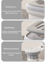 Siège de toilette portable en plastique pour toilettes à la turque, chaise relevable réglable, adapté aux salles de bain et aux appartements