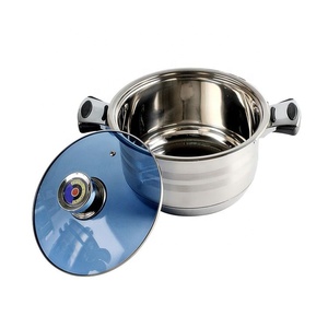Juego de Ollas y Sartenes de Acero Inoxidable de Lujo Moderno, Antiadherentes, con Patrón de Panal de Abeja Texturizado, Aptas para Inducción, 23 Piezas, Venta al Por Mayor - Product Image 4