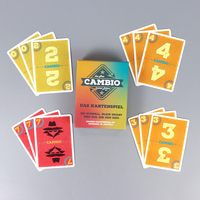 Chine Fabricant d'impression personnalisé arrière et avant jeux de cartes de couples polychromes