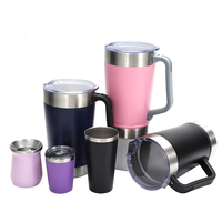 Jarras de agua de acero inoxidable de galón termo al vacío personalizadas juego de jarras de café de metal aisladas