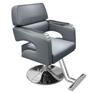 Fauteuil de <span class=keywords><strong>barbier</strong></span> noir moderne de luxe, chaise de qualité professionnelle pour coupes de cheveux, permanentes et colorations. - Product Image 1