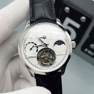 Reloj Mecánico Automático Tourbillon OEM de Alta Calidad 2026, Reloj de Pulsera Multifuncional con Diseño de Luna y Estrellas para Hombre - Product Image 1
