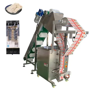 Machine à emballer de remplissage de sachets de spaghetti de fruits de mer de choux de boulettes de viande de grains de nouilles automatiques à grande vitesse