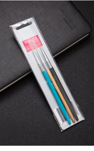 Top Qualité Fournisseur 3 Pcs Uv Manucure Or Cap Nylon Kit <span class=keywords><strong>Eye</strong></span> Polish Brush <span class=keywords><strong>Gel</strong></span> Set Art Dessin Outil Peinture Nail <span class=keywords><strong>Liner</strong></span> Brush - Product Image 5