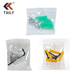 Nhà máy tùy chỉnh Túi gói nhỏ cho vít + Neo phần cứng vít PE túi kín phần cứng Kit - Product Image 1