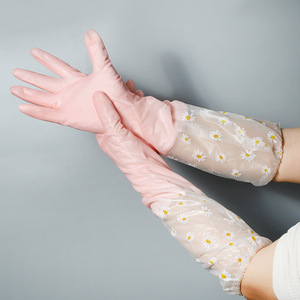 Top Clean Disposable PVC Kitchen <b>Gloves</b> One Size Powder Free For Household And Beauty Use - Product Image 1