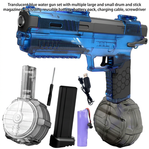 Pistolet à eau électrique entièrement automatique haute capacité 1000 ml, recharge USB, haute pression, jet puissant, haute visibilité - Product Image 1