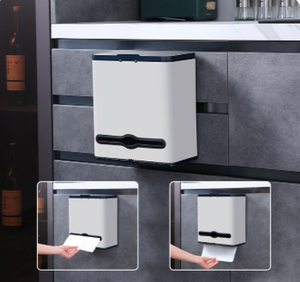Poubelles à déchets en acier inoxydable, cuisine, salon, <span class=keywords><strong>poubelle</strong></span> murale, armoire de cuisine, porte suspendue - Product Image 2