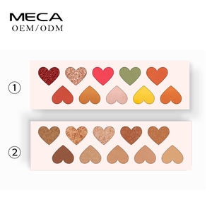 <span class=keywords><strong>Paleta</strong></span> de sombras de ojos de etiqueta privada personalizada única con forma de corazón, cosmética Libre de crueldad - Product Image 1