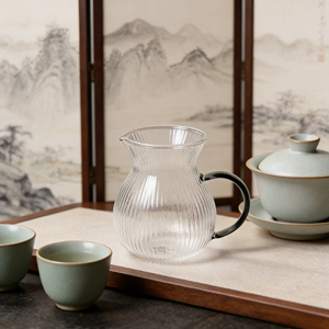 <span class=keywords><strong>Verre</strong></span> à boire en borosilicate de haute qualité, <span class=keywords><strong>tasse</strong></span> à jus transparente simple avec poignée colorée, résistante à la chaleur et aux hautes températures, pour le thé domestique - Product Image 2