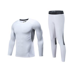 Ropa Deportiva Informal Ajustada, Ropa de Entrenamiento de Yoga, Ropa para Correr de Manga Larga, Secado Rápido, Transpirable, Traje de Fitness de Poliéster - Product Image 4